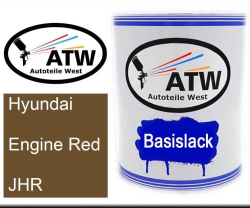 Hyundai, Engine Red, JHR: 1L Lackdose, von ATW Autoteile West.